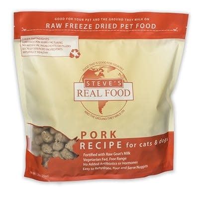 Steve&#39;s Real Food Freeze Dried Pork Diet 1.25lb