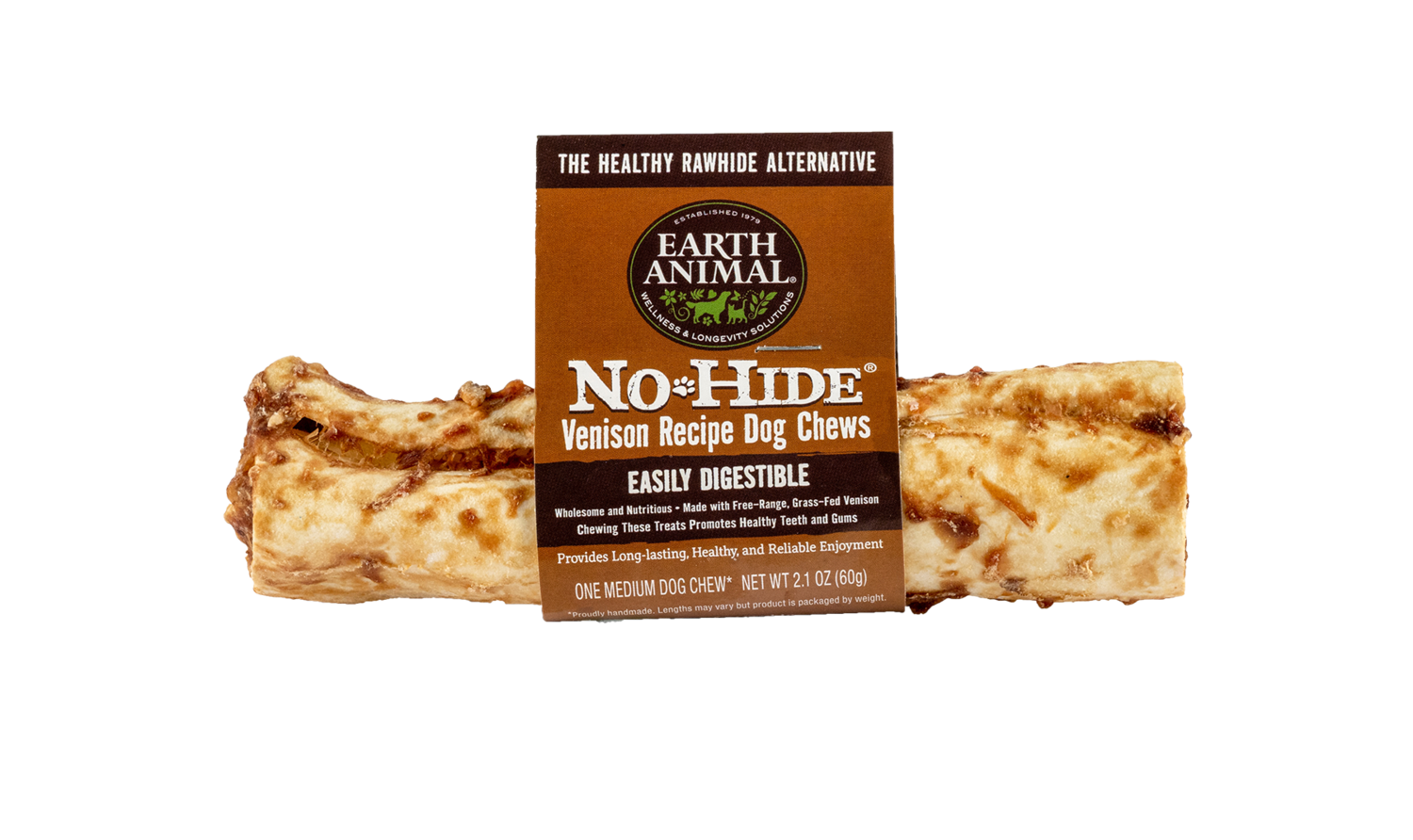 Earth Animal No-Hide® Venison Chews 7&quot;