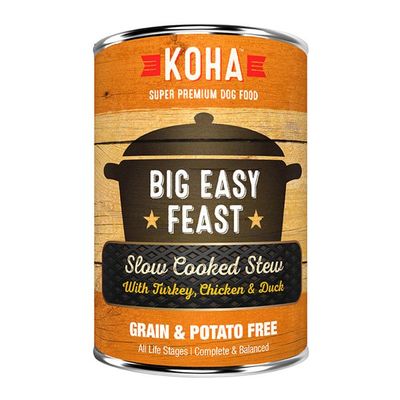 Koha Big Easy Feast Slow Cooked Stew Turkey, Chicken, &amp; Duck 12.7 oz