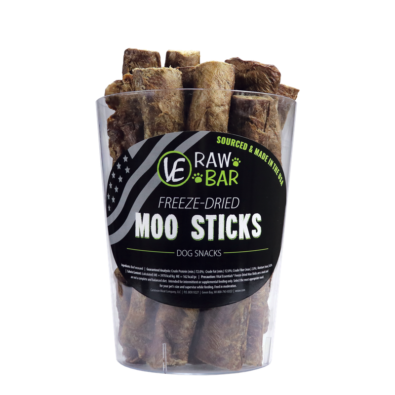 Vital Essentials® Raw Bar Freeze-Dried Moo Stick - Beef Esophagus - Single