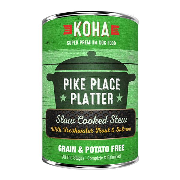 Koha Pike Place Platter Slow Cooked Stew Beef &amp; Salmon 12.7 oz
