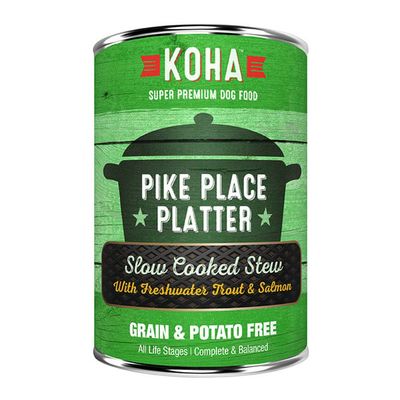 Koha Pike Place Platter Slow Cooked Stew Beef &amp; Salmon 12.7 oz