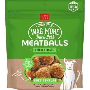 Wag More Bark Less Meatballs Chicken 14oz