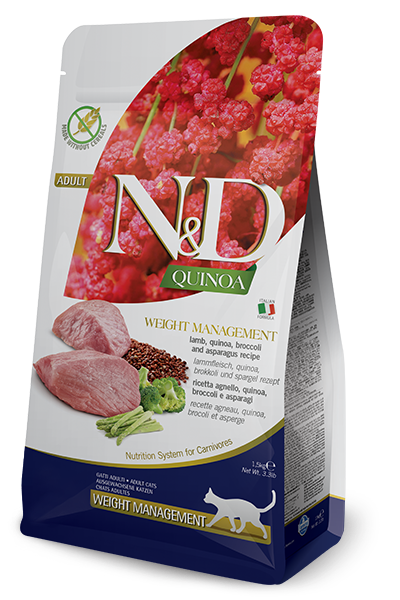 Farmina Cat QUINOA Grain Free LID Weight Management Lamb 3.3 LB