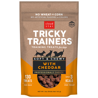 Cloud Star Tricky Trainers Chewy Cheddar Dog Treats
