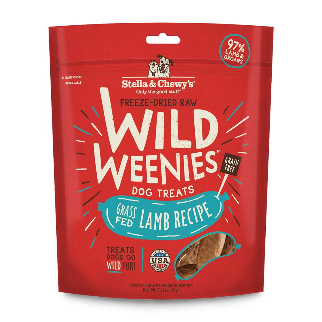 Stella &amp; Chewy&#39;s® Grass-Fed Lamb Wild Weenies 3.25oz
