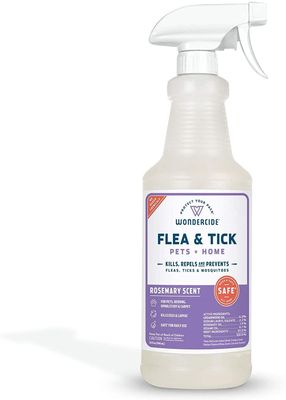 Wondercide Rosemary Flea &amp; Tick Spray for Pets + Home with Natural Essential Oils
