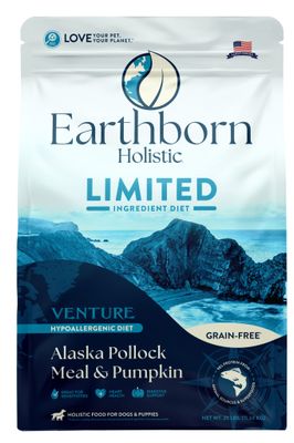 Earthborn Holistic® Venture™ Alaska Pollock Meal &amp; Pumpkin Limited Ingredient Grain-Free Diet