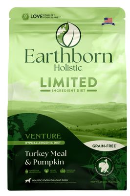 Earthborn Holistic® Venture™ Turkey Meal &amp; Pumpkin Limited Ingredient Grain-Free Diet