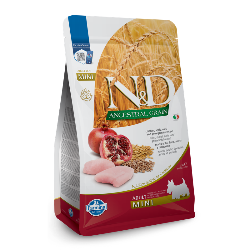 Farmina ANCESTRAL GRAIN Chicken &amp; Pomegranate Mini Adult
