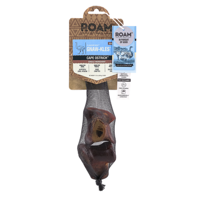 Roam Ostrich Gnaw-kles Bone Small 2 Pack
