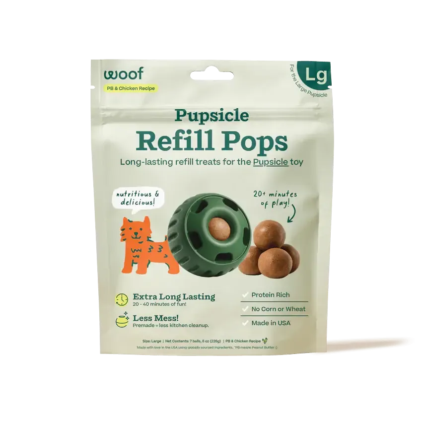 Woof Pupsicle Refill Pops 