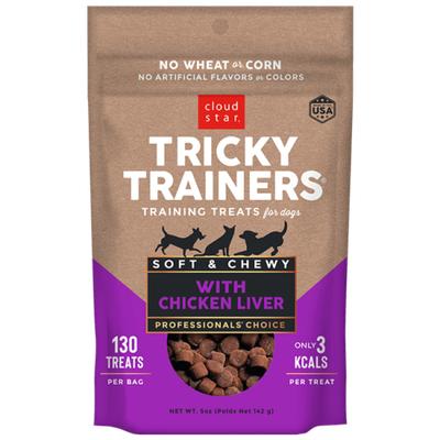 Cloud Star Tricky Trainers Chewy Liver Dog Treats