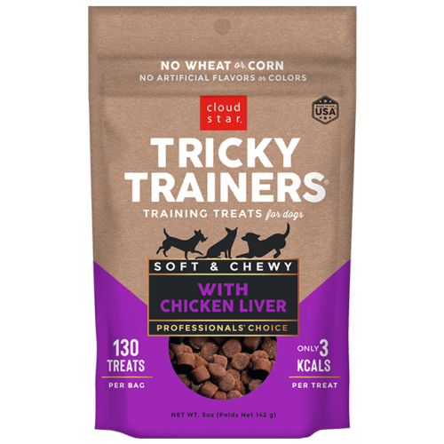 Cloud Star Tricky Trainers Chewy Liver Dog Treats