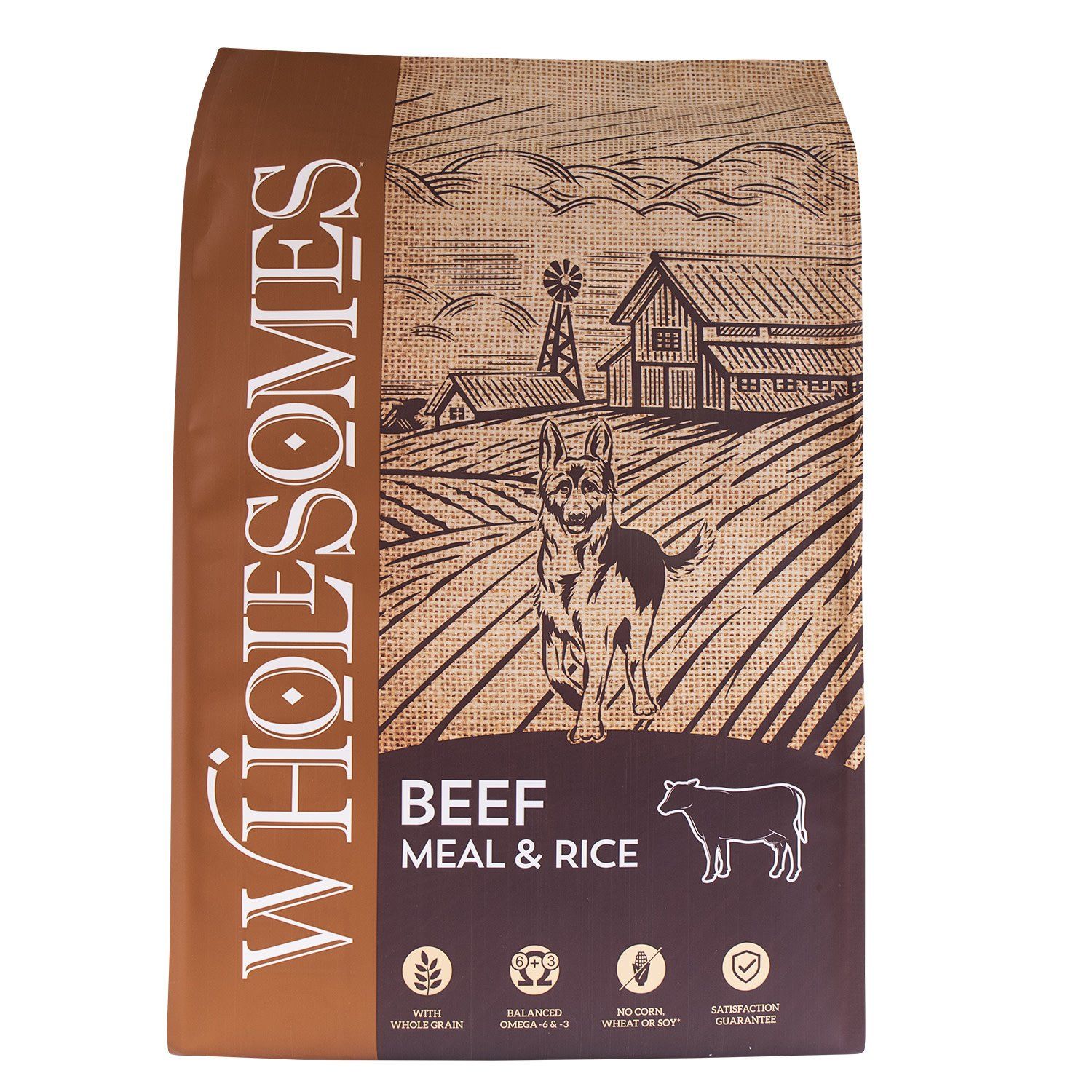 Wholesomes™ Beef &amp; Rice Formula 40 lbs