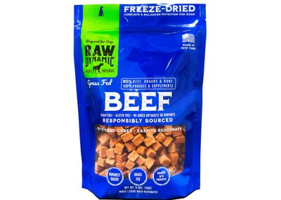 Raw Dynamic Freeze-Dried Beef Formula for Dogs 