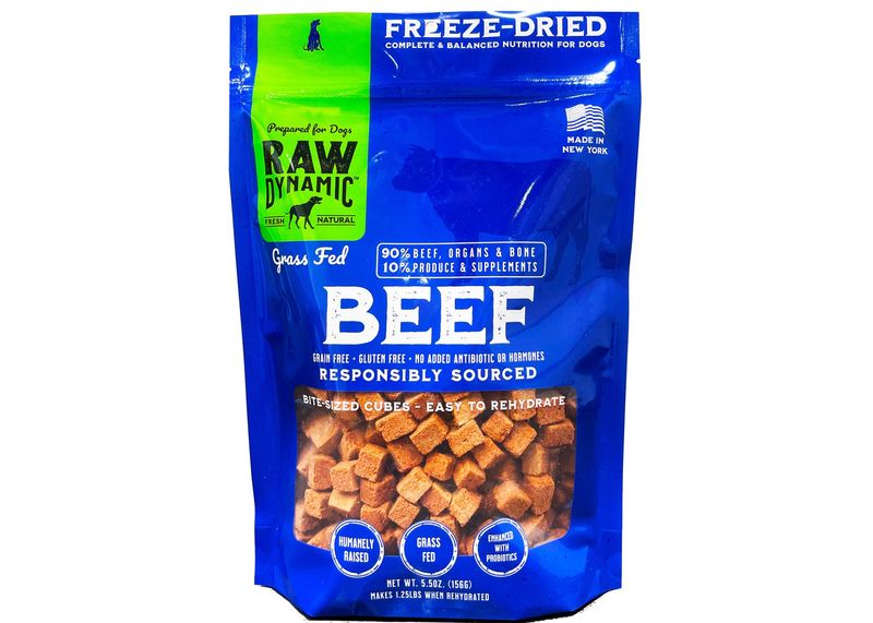 Raw Dynamic Freeze-Dried Beef Formula for Dogs 