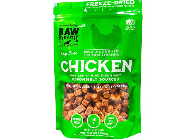 Raw Dynamic Freeze-Dried Chicken Formula for Dogs