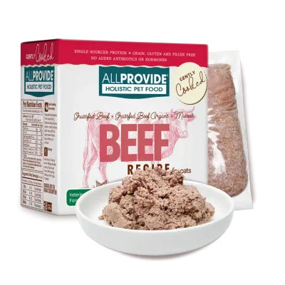 All Provide Frozen Gently Cooked Beef 2lb