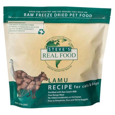 Steve&#39;s Real Food Freeze Dried Lamu Diet 1.25lb