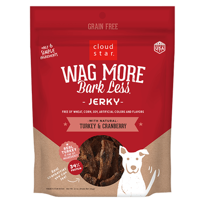Wag More Bark Less Turkey &amp; Cranberry Jerky