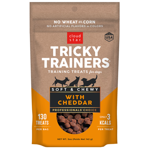 Cloud Star Tricky Trainers Chewy Cheddar Dog Treats