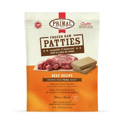 Primal Raw Frozen Canine Beef Formula