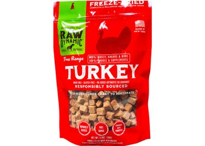 Raw Dynamic Freeze-Dried Turkey Formula for Dogs