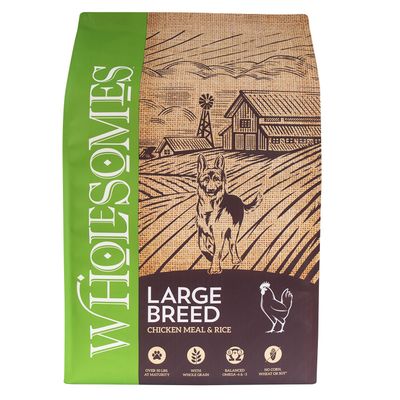 Wholesomes™ Large Breed with Chicken Meal &amp; Rice Formula 40 lbs
