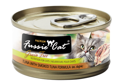Fussie Cat Tuna With Smoked Tuna Formula In Aspic 2.82 oz