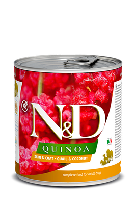 Farmina QUINOA Skin &amp; Coat - Quail &amp; Coconut 10 OZ