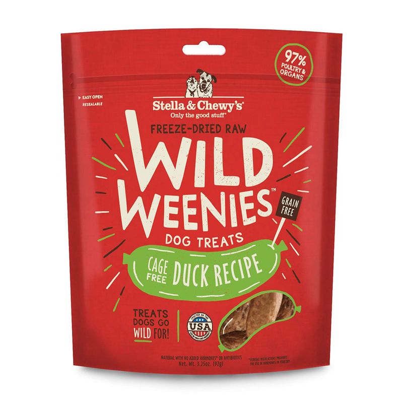 Stella &amp; Chewy&#39;s® Cage-Free Duck Wild Weenies 3.25oz