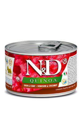 Farmina QUINOA Skin &amp; Coat - Venison &amp; Coconut 4.9 OZ
