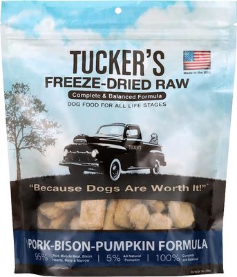 Tucker&#39;s Freeze-Dried Pork Bison Pumpkin 14 oz