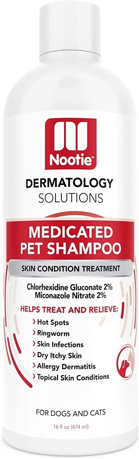 Nootie Antimicrobial Medicated Shampoo Soft Lily Passion 8oz