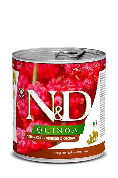 Farmina QUINOA Skin &amp; Coat - Venison &amp; Coconut 10 OZ