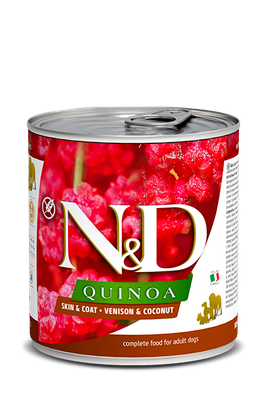 Farmina QUINOA Skin &amp; Coat - Venison &amp; Coconut 10 OZ