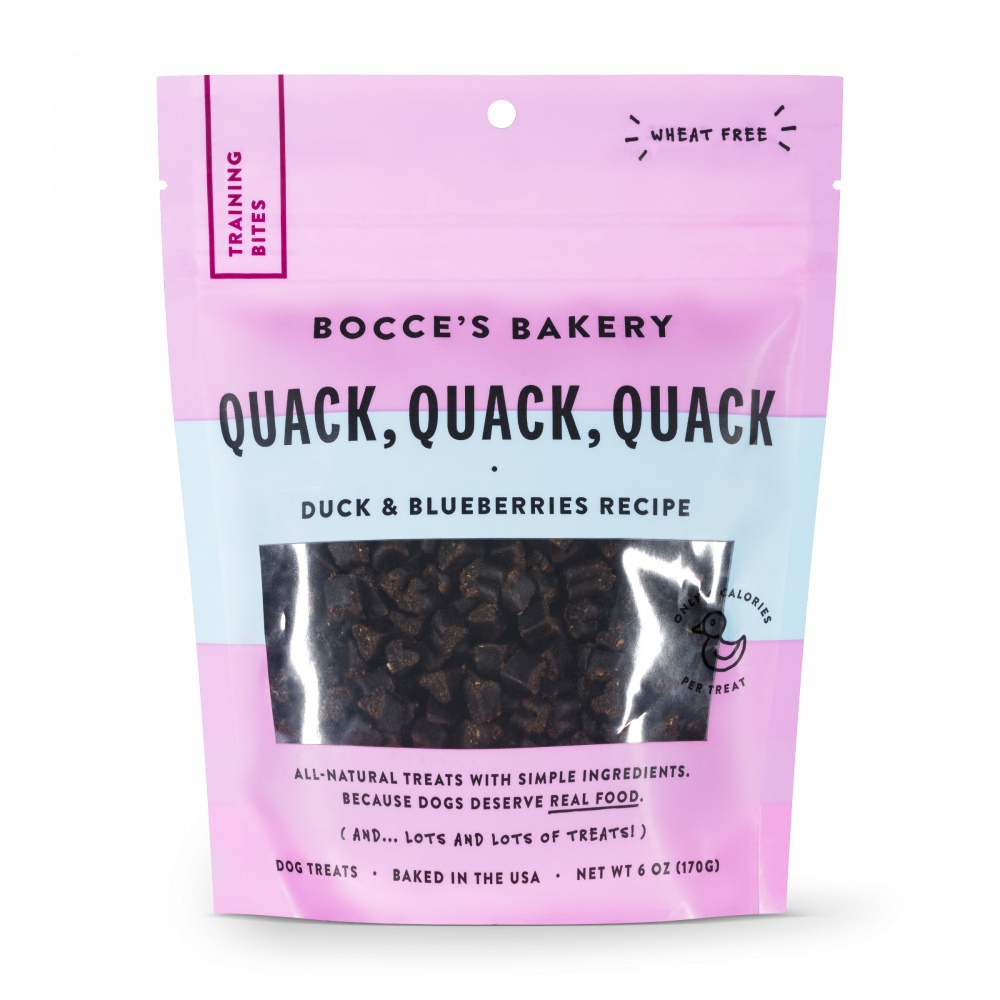 Bocce Bakery Training Bites Quack Quack Duck 6 oz