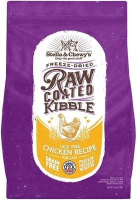 Stella &amp; Chewy&#39;s Cat Dry Raw Coated Chicken 5#