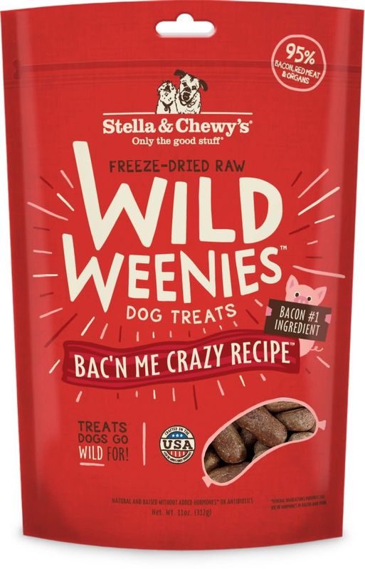 Stella &amp; Chewy&#39;s® Freeze Dried Wild Weenies Bac&#39;n Me Crazy 11 oz