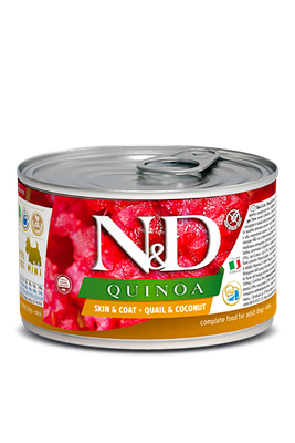 Farmina QUINOA Skin &amp; Coat - Quail &amp; Coconut 4.9 OZ