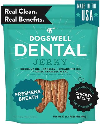 Dogswell Jerky Dental Chicken 12 oz