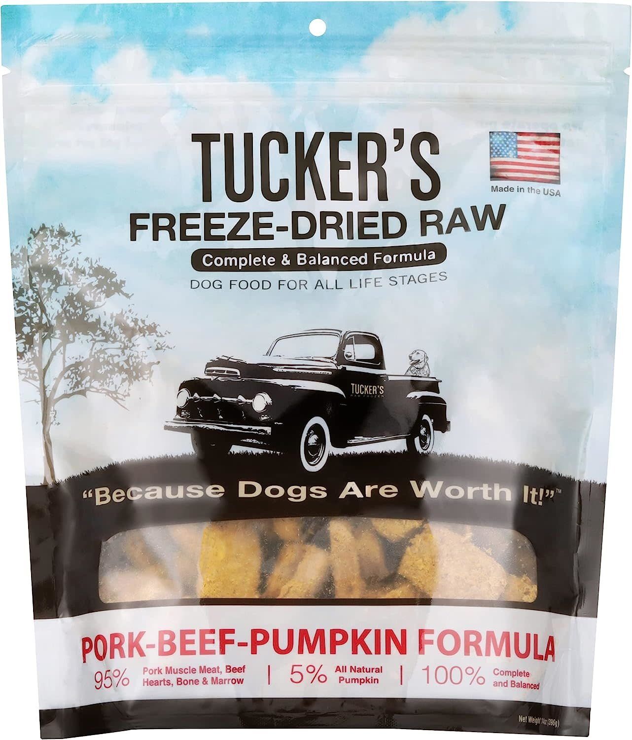 Tucker&#39;s Freeze-Dried Pork Beef Pumpkin 14 oz