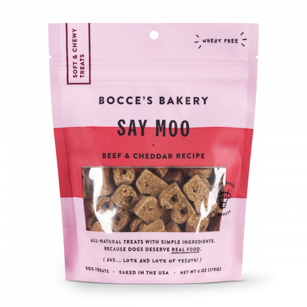 Bocce Bakery Soft &amp; Chewy Say Moo 6 oz