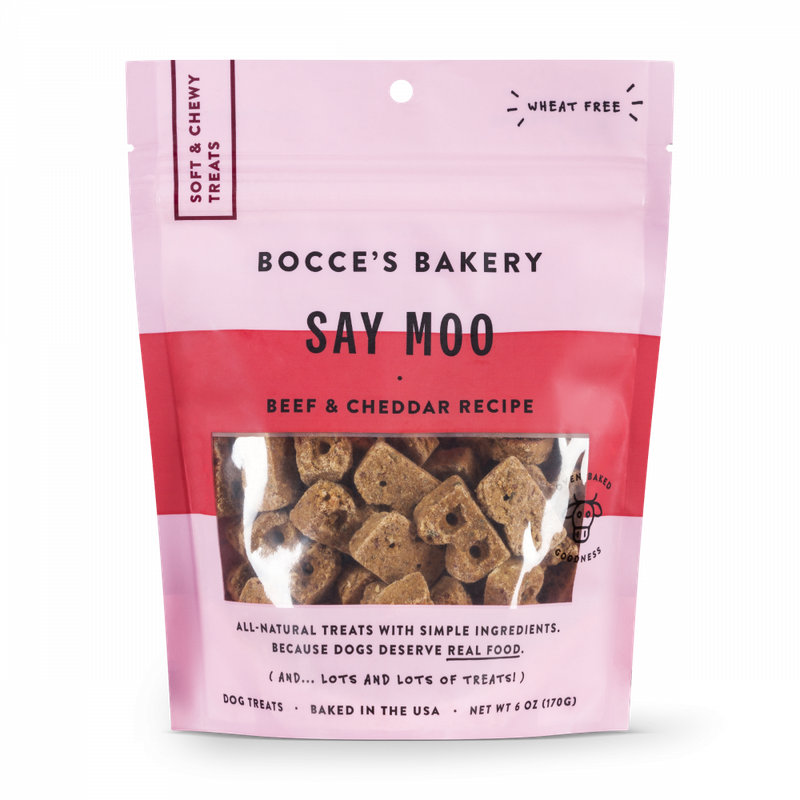Bocce Bakery Soft &amp; Chewy Say Moo 6 oz