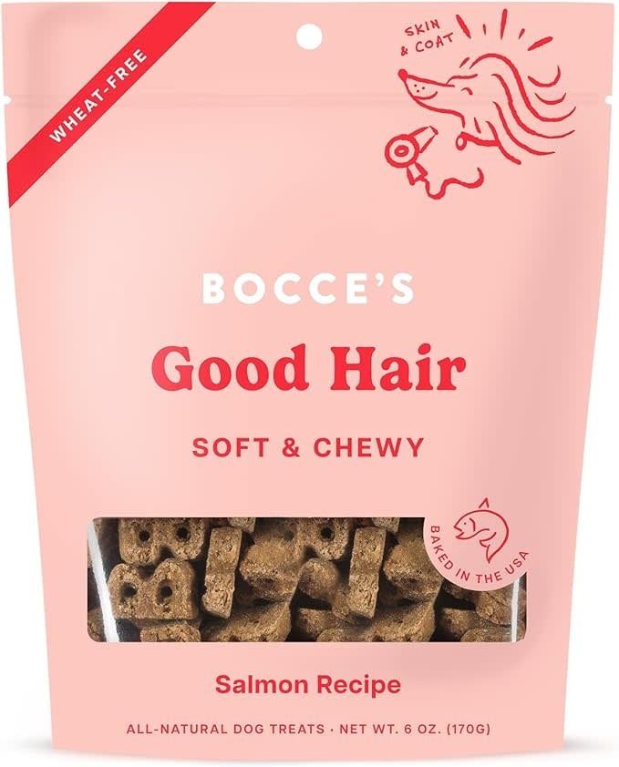 Bocce&#39;s Bakery Dailies Soft &amp; Chewy Good Hair 6 oz