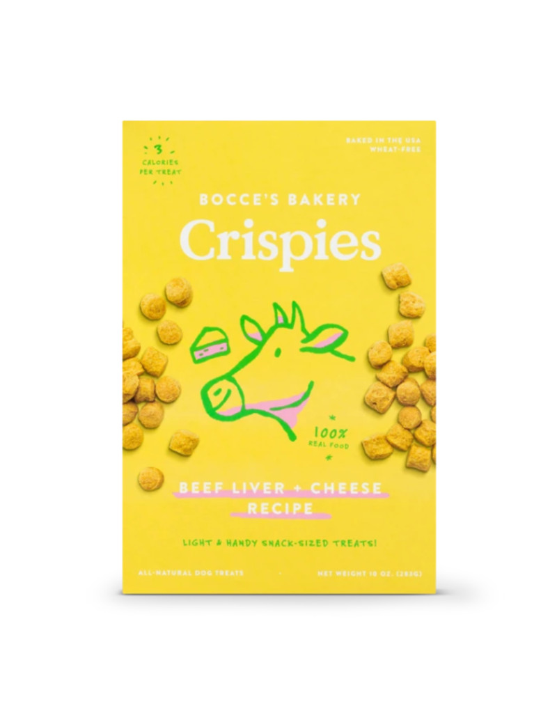 Bocce&#39;s Bakery Crispies Beef Liver &amp; Cheese 10 oz