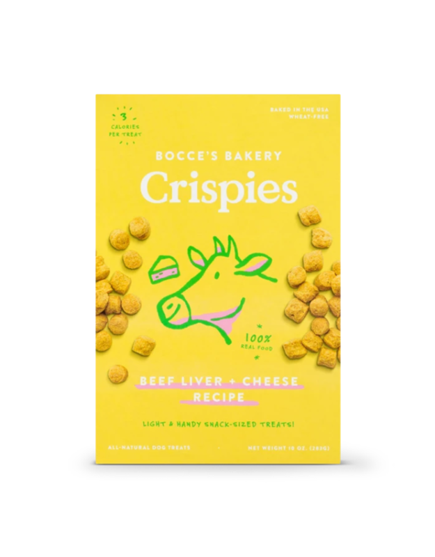 Bocce&#39;s Bakery Crispies Beef Liver &amp; Cheese 10 oz