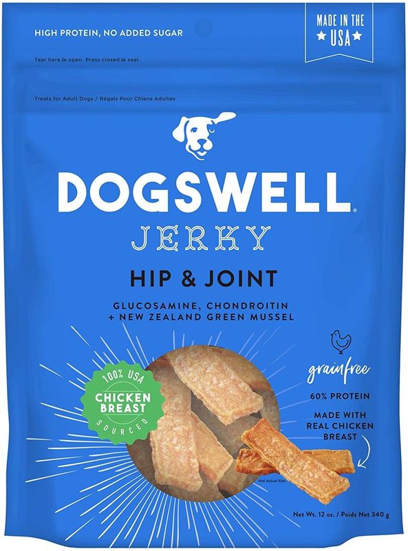 Dogswell Jerky Hip &amp; Joint Chicken 12 oz