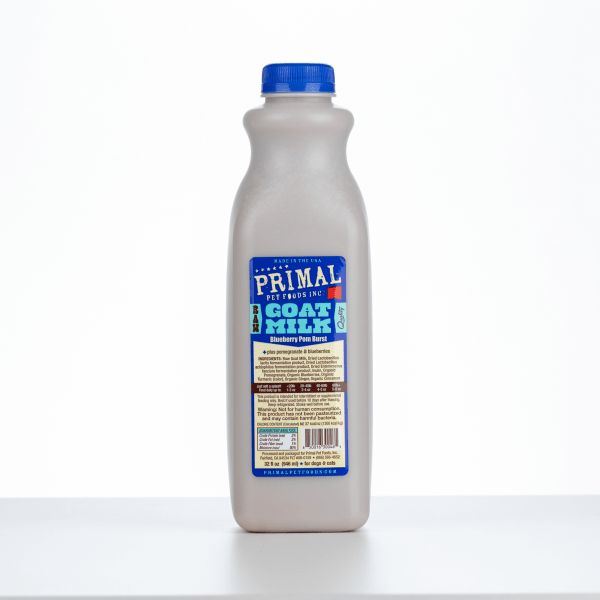 Primal™ Raw Goat Milk Blueberry Pomegranate for Cat &amp; Dog 32 Oz